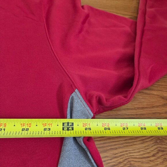 Y2K San Francisco 49ers Red Hoodie Pullover Men's XL NFL Team Apparel Jacket - Picture 7 of 9